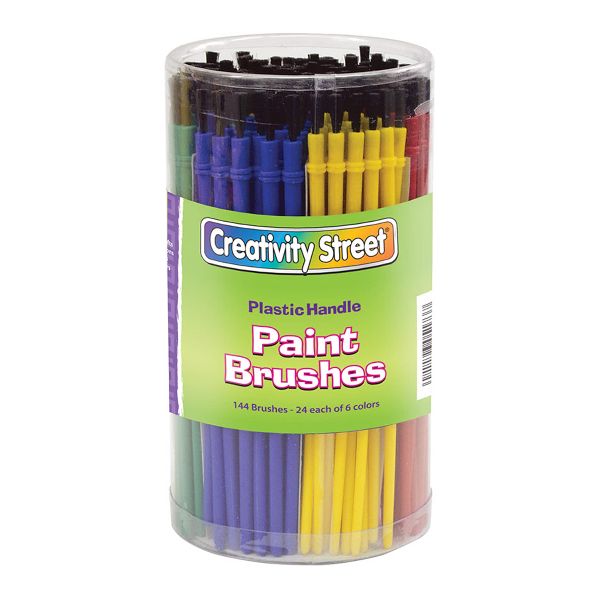 Creativity Street® Economy Paint Brushes, 144 Canister Set